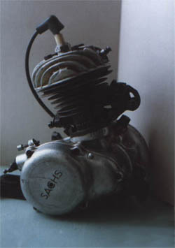 Двигатель одноцилиндровый двухтактный фирмы  Fichtel & Sachs A.G